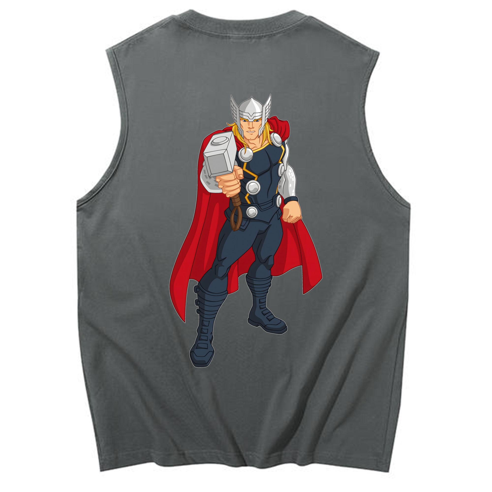 （画像用） アベンジャーズ The Avengers コットン100％タンクトップ（背面プリント）